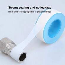 10 Pieces Of Leak Proof Threaded Sealing Tape, Blue Waterproof And Moisture-Proof Toilet Seal, Easy To Wrap And Use, Easy To Install And Durable, Suitable For Pipes, Faucets, Cars - 藍色 - 查看 2