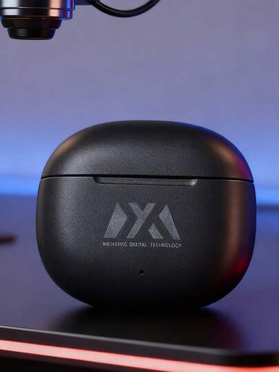 MEIYIXING Auriculares inalámbricos Bluetooth 5.3 de aleación de zinc de MEIYIXING con micrófono de alta definición, calidad de sonido excepcional, estuche de carga estéreo HiFi, diseño intrauricular para un ajuste cómodo, adecuado para juegos