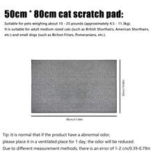 1 件猫抓垫,剑麻状猫抓垫,带粘性尼龙紧固件,水平猫抓垫地毯,保护沙发和地毯,入口门垫,薄型室内防滑可洗入口地毯 - 彩色 - 查看 15