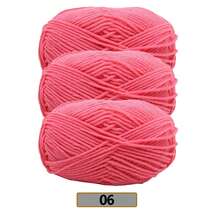 3件組/(140-150g) 5股混色毛線，約50g/件，適合春夏使用，中粗軟線，完美適用於手工編織、DIY手工藝、針織與鉤針，柔軟且多用途 - 彩色 - 查看 83