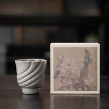 1pc Japanese Thick Ceramic Conch 280ML Coffee Cup, Milk Cup, Afternoon Fruit Tea Cup, Suitable For Gifts, Home And Office Use, Large Capacity Ceramic Mug - Multicolor - View 6