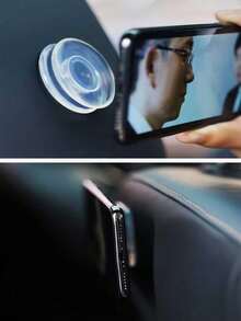 مستلزمات منزلية، قطعة واحدة، حامل هاتف محمول للسيارة بشفاط، تصميم إبداعي وأنيق، مصنوع من السيليكون عالي الجودة، مناسب لجميع الفصول، مناسب للرجال والنساء، مستلزمات يومية