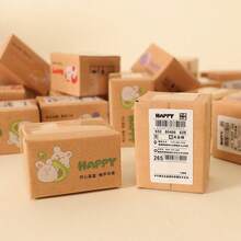 1/6pcs Miniature Creative & Interesting Foldable Mini Delivery Boxes