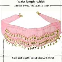 肚皮舞围巾，时尚肚皮舞，舞蹈臀巾/腰带，裙子，舞蹈配饰 - 彩色 - 查看 10