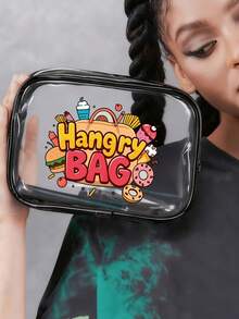 Large Capacity High Quality PVC Travel Organizer Pouch With Zipper Closure- Lightweight Fade-Resistant Makeup& Toiletry Bag For Women& Girls, Portable Cosmetic Case, Easy Wipe-Clean Design, Techsavvy Organizer| Modern Aesthetic - Multicolor - View 4