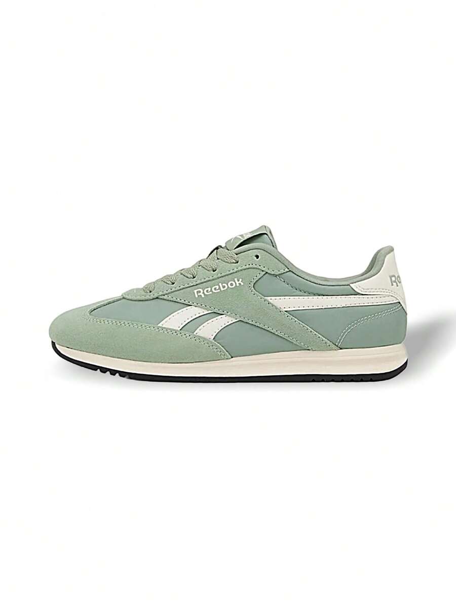 Reebok Giày nữ WORLD 70 kiểu dáng thường ngày, nhẹ, êm ái, thoáng khí, đế dày, có logo, thân thiện với da, đa năng, phù hợp đi làm hàng ngày, tập gym, đi học, thư giãn, du lịch, hẹn hò. Màu xanh lá cây. Mã sản phẩm: 100251850 - màu xanh lá - Xem 1