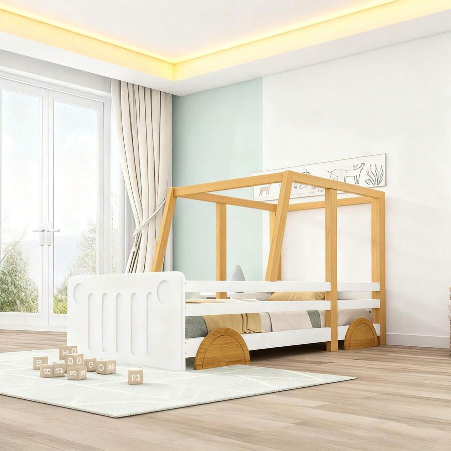 Kids Bed Frames, Headboards & Footboards - White - View 1