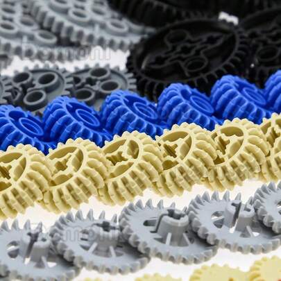 Parts For  Kits, 466 Pieces Car Gear Axle Pin Chain Link Tire Wheels Building Blocks Set - Compatible With Maj...