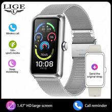 LIGE New Smart Watch With Over 100 Sports Modes, Smart Voice Calling, Calorie Tracking, Period Reminder, Camera Control, Weather Forecast And More, Fashionable For Men And Women - 1 Set - View 14