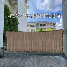1pc 90% Shade Rate Brown Sunshade Net, High Density Polyethylene Fabric, UV Protection, Suitable For Yard, Outdoor Camping And More