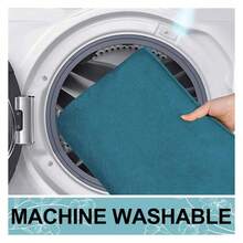 Memory Foam Bath Mat 59x34, Extra Soft And Absorbent Bathroom Mats, Non Slip Washable Carpet For Floor, Shower And Tub, Peacock Blue - 多色57 - 查看 6