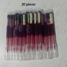 10/20pcs Quick-Drying 0.5mm Liquid Gel Pens, Black And Red Ink Ballpoint Pens For Office Signature, Back To School Supplies, Student Stationery
