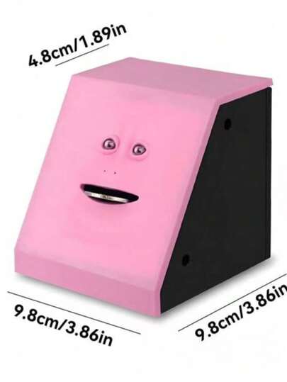 Hucha de juguete original y única con forma de cara: una hucha eléctrica sensorial creativa con forma de cara. Juguetes para niños Hucha infantil vida familiar