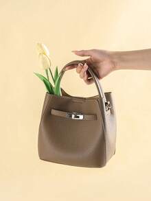 Classic Retro Women's Handbag, Fashionable Crossbody Bag-Wallet, Suitable For Women's Commute And Autumn/Winter Matching, Bags Ladies Elegant - Dark Grey - View 2