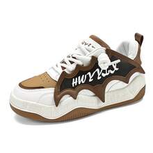 2025 Niche Thick-Soled Height-Increasing Sneakers Breathable Loafers - White Card Color - View 9