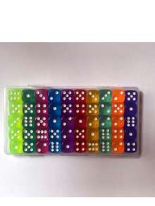 16mm Solid Color Rounded Tabletop Game Dice, 6-Sided Acrylic Dice For Board Games, Roleplaying, Entertainment And Teaching, Suitable For KTV And Bar Environments - Multicolor - View 8