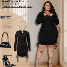 Women Dresses - 黑色 - 查看 5