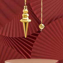 Set de 3 péndulos con varilla y color dorado rosa, reutilizables, portátiles y convenientes, adecuados para la búsqueda de tesoros, la meditación, la resolución de rompecabezas y la búsqueda de objetos perdidos - Multicolor - Ver 14