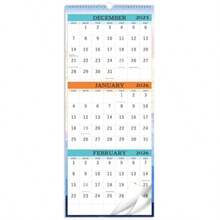 CZ 2026 Wall Calendar January 2026 December 2026 3Month Display Vertical Calendar 2026 Calendar Planner 2026 11 X 26 Large Lay Flat Perfect For Your Busy Schedule 5837 - 如圖 - 查看 1
