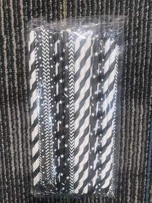 100 قطعة/عبوة قش ورقي أحادي الاستخدام متعدد الألوان، 6*197 مم | مناسب لمختلف الحفلات والأعياد والأعراس والمطاعم والمقاهي والاستخدام التجاري - متعدد الألوان - مشاهدة 17