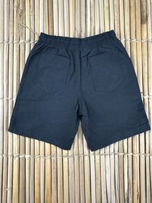 BOYS' BERMUDA SHORTS CHILDREN'S PREPPY FASHION NEW RELEASE - màu đen - Xem 4