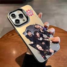 Funda de teléfono M-Mindless S-Self I-Indulgence estilo navidad para 17 16 15 14 13 12 11 Pro Max multicolor mate metálico aurora, regalo festival Christmas navideñas. - z3 - Ver 9