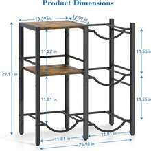 5 Gallon Water Jug Holder, Water Jug Stand With Wood Storage Shelves, 5 Gal Water Bottle Holder Storage Rack With Water Dispenser Stand For Home/Office/Garage Organizer (Rustic Brown Wood) - màu đen - Xem 5