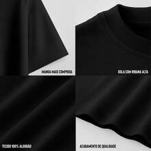 Oversized Streetwear T-Shirt Graffiti Sports Car 3259 VEST NERD - 黑色 - 查看 4