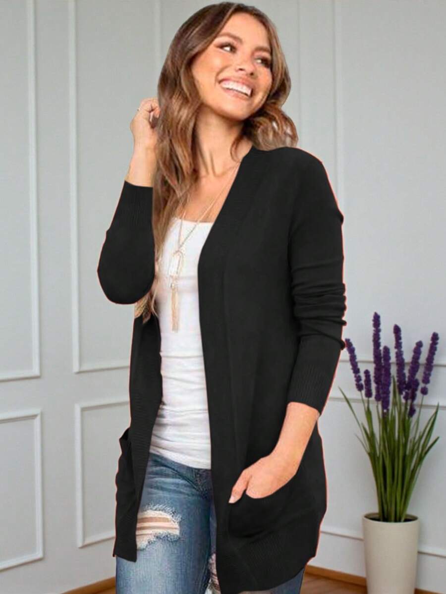 Suéter Cardigan Dama Comodo De Moda #SensaciónDelujo #EstiloRomanticoDeSanValentín