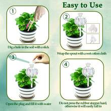 1pc/2pcs Self-Watering Planter Liner, Indoor Plant Watering Device, Indoor Plant Self-Watering Bulb, Easy Care Indoor Plant Accessory, Houseplant Lover's Indoor Item - Multicolor - View 7