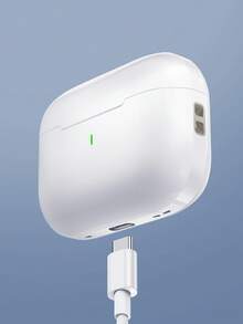 无线蓝牙耳机，带无线充电盒 | 主动降噪、防汗、HiFi 立体声 – 非常适合旅行、健身和日常使用 - 白色 - 查看 3