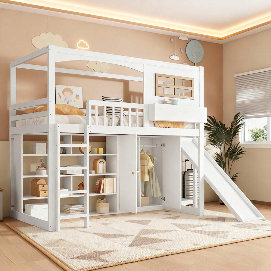 Kids Bed Frames, Headboards & Footboards - White - View 1