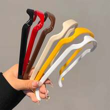 1/3pcs Women Square Glasses Headband Coloful Invisible Fixed Hair Clips Wave Curly Hair Ties Temples Headband Accessories - Broen - Xem 5