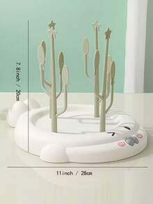 1pc Baby Bottle Drying Rack, Pacifier Drying Rack, Random Color - Multicolor - View 6