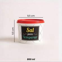 Kitchen Supplies Set Kit ECONOMIC LINE - 5 Supplies + 4 Square Jars 500 ML TPW Line - TPW 紅色 - 查看 8