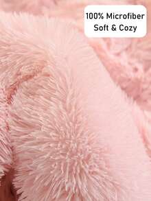 2 vỏ gối nhung hồng, kiểu dáng hiện đại sang trọng, thích hợp cho mùa đông, phù hợp với giường và ghế sofa, mềm mại và ấm áp, có thể giặt máy, không bao gồm ruột gối. - Hồng - Xem 5