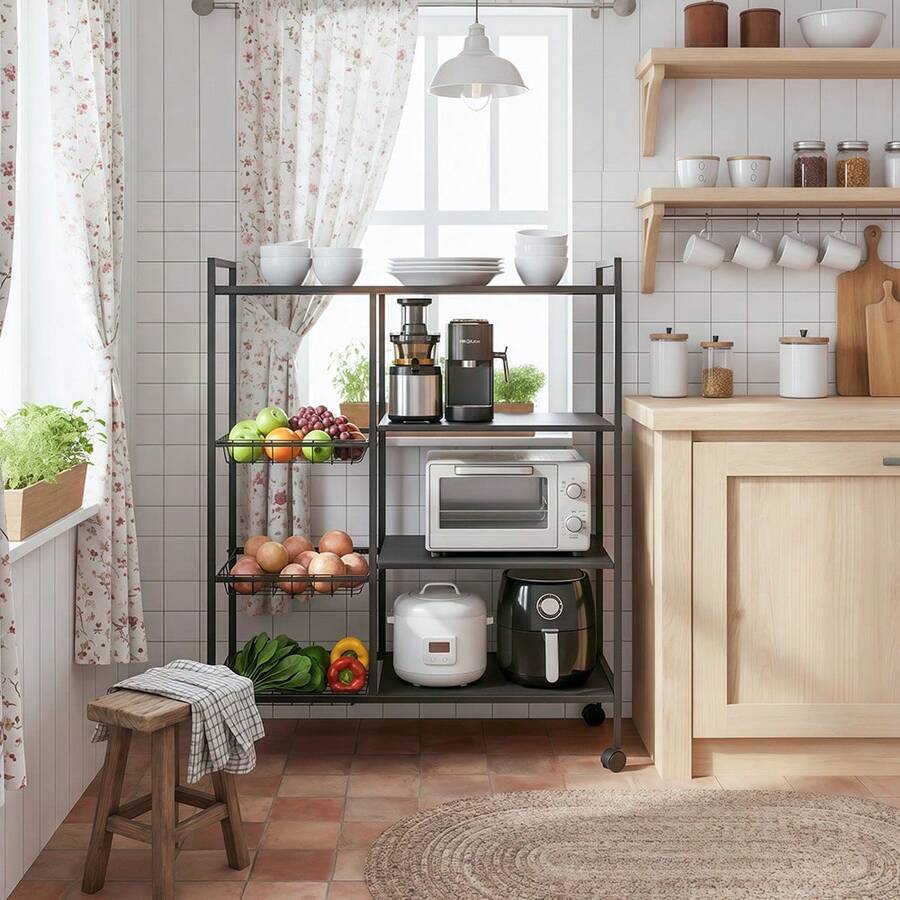 Storage Rack - Black - View 1