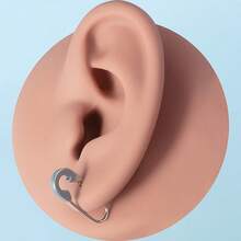 1 Piece 316L Stainless Steel Punk Earrings Unisex Unique Design Clip-On Safety Piercing Jewelry 316L Stainless Steel Fashion Nose Eye Belly Button Piercing Earrings O08G - 金色的 - 查看 2