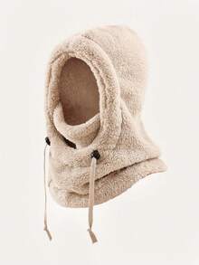 1pc Velvet Winter Warm Kids Balaclava Ski Mask For Boys Girls Multifunctional Fleece Balaclava Windproof One Size Child Suitable For Skiing, Daily Warm Hat