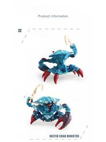 1pc Realistic PVC Western Fantasy Monster Model, Crab, Octopus, Ice Demon, Stone Bull, Mythical Knight Figurine (Some Joints Rotate 360°, Weapons Detachable, DIY Assembly) - Multicolor - View 11