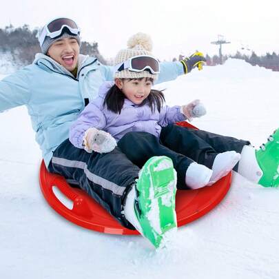 Downhill Snow Scooter, Snow Sled, Round Snow Sled 64*7.5cm Product Size(D*H)