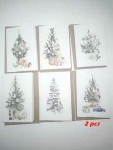 一套12张节日圣诞贺卡，含信封 - 非常适合圣诞派对和节日祝福，节日和新年设计 - 聖誕卡 - 查看 8