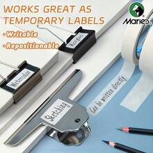 3 Packs Marie's White Artist Tape For Watercolor Painting, Masking Artists Tape For General Purpose, Craft, Art, Home, Office, Adhesive Painting Tape Bulk For Drafting, Framing, Lmpermeable Art Supply For Adults & Artists, 0.71in/0.94in Wide 66FT/164FT Long Total - White - View 4