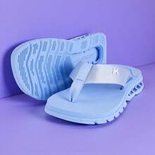 Kenner Rakka L7 Kivah Men's Women's Flip Flops Soft Comfortable Non-Slip Casual Comfortable Sandal - 糖果藍 - 查看 1