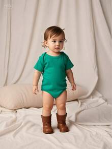 Pañalero liso color verde 100% algodon - Verde - Ver 7