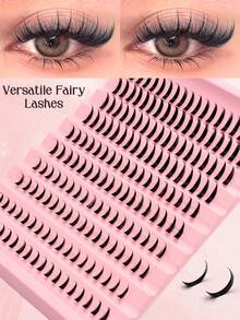 Bộ 180 sợi mi giả Asiteo D Curl đa năng, kiểu dáng Manga Fairy Clusters - Sản phẩm trang điểm hoàn hảo! Tự tạo kiểu mi ấn tượng, nổi bật và lấy cảm hứng từ phong cách Y2K. Bộ nối mi cá nhân dung lượng cao, có thể tái sử dụng, dùng tại nhà hoặc khi di chuyển, phù hợp cho cuộc sống hàng ngày, đám cưới, hẹn hò, tiệc tùng, lễ hội âm nhạc, ngày xuân và du lịch. - D - Xem 2