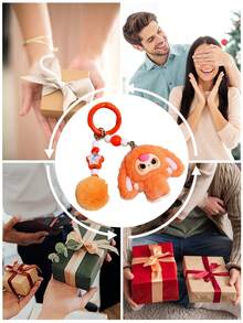 1 قطعة قلادة زخرفية صغيرة مخملية بتصميم كرتوني جميل، قلادة حقيبة مدرسية كرتونية، قلادة مفتاح السيارة، قلادة حقيبة، اكسسوارات مفتاح للنساء، هدية في صندوق، ديكور، هدية للأولاد والبنات، هدية عيد ميلاد، هدية تخرج، هدية زفاف، هدية عطلة، هدية حفلة، هدية تذكارية، هدية للصديق - متعدد الألوان - مشاهدة 9