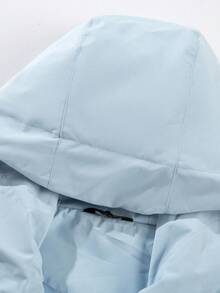 Men's Outdoor Windproof Jacket With Hood Is Suitable For Outdoor Leisure Activities. - Blue - View 4