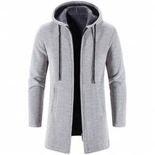 Men Sports Cardigans - Dark Grey - View 3