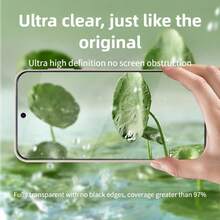 4片装钢化玻璃膜，兼容VIVO V50 V40 V30 Lite SE X300 X200 S30 Pro Mini SE Y500 Y400 Y300 Y200 Y39 Y29 Y19 Y58 Y38 Y37 Y28 Y36 IQOO Neo Z 11 10 9 8 7 Pro 15 13 12 11 Z10 Z9 Turbo + Turbo+ 全覆盖钢化玻璃膜，支持超声波指纹解锁 - 無色 - 查看 4